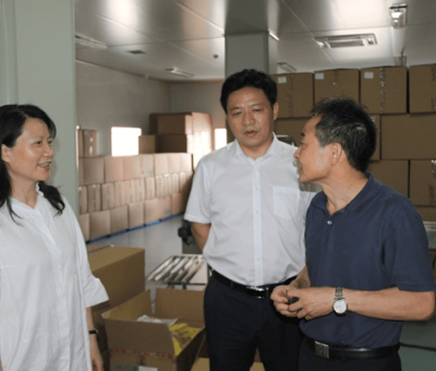 江西省商務廳副廳長劉翠蘭蒞臨仙客來公司視察