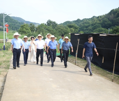 全國工商聯(lián)社會服務部部長吳建輝一行蒞臨仙客來靈芝標準化基地等地調研